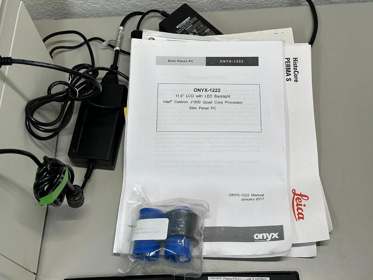 Used Leica HistoCore PERMA S Microscope Slide Label Printer with Onyx PC