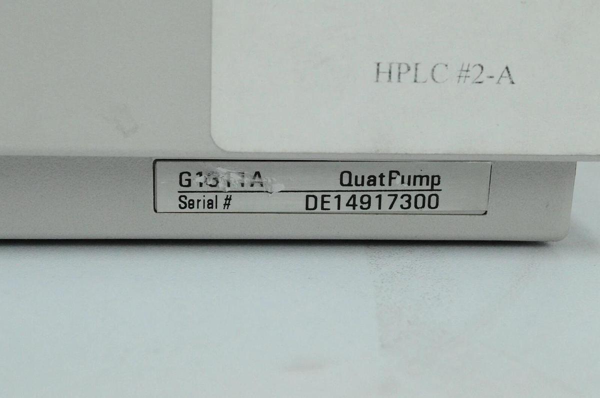 Used Agilent 1100 HPLC G1311A Quat Pump with G1379A Degasser & tray