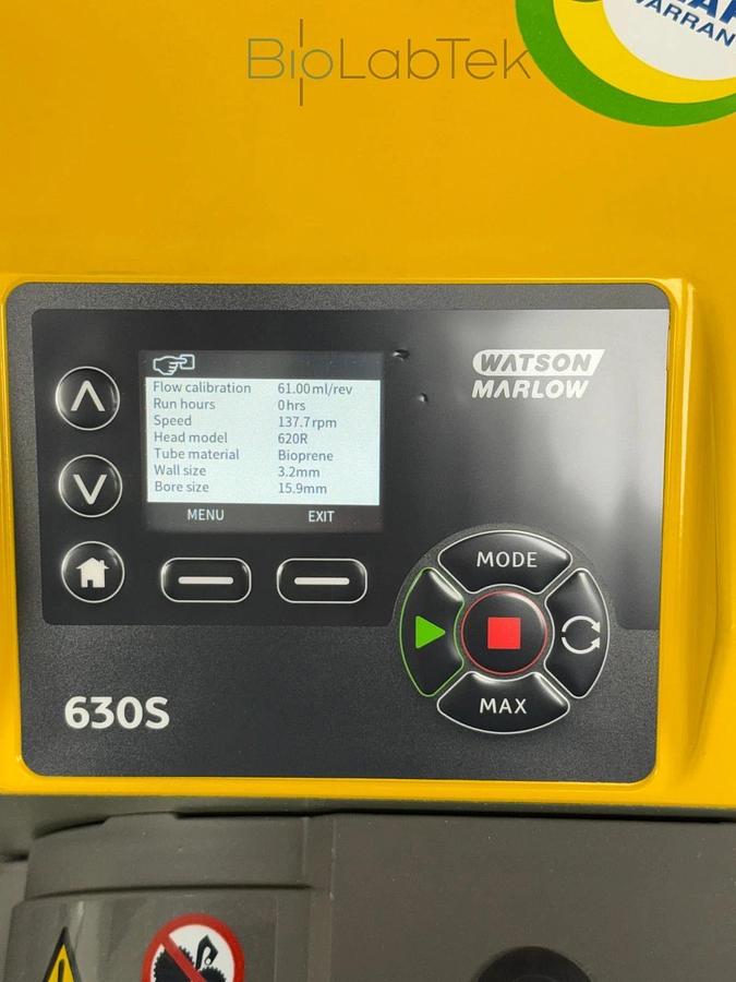 Watson Marlow 630S IP66 Peristaltic Process pump with 620R head