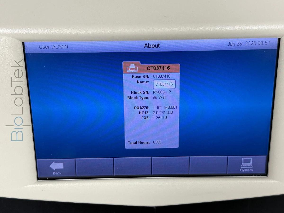 Used Bio-Rad C1000 Touch PCR Gradient Thermal Cycler with 96 well Fast module block