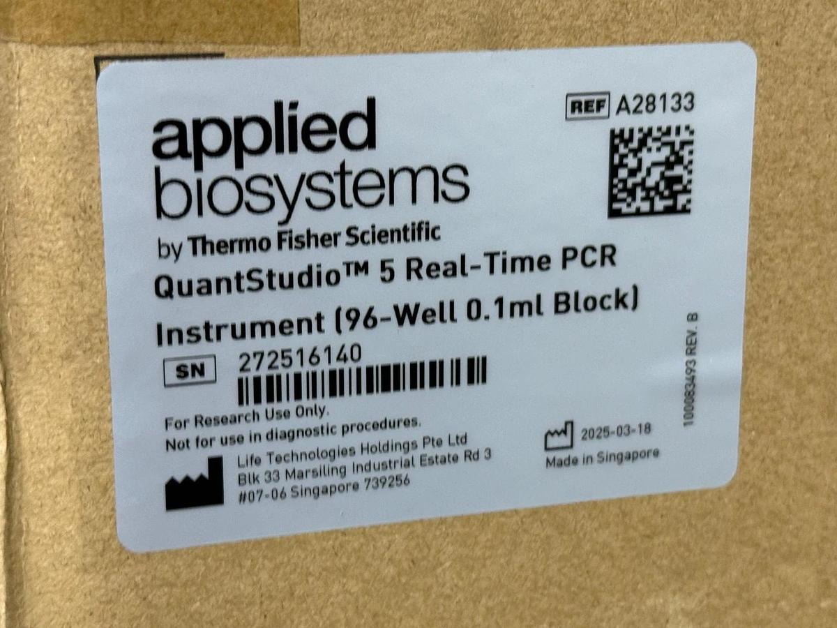 Used Applied Biosystems QuantStudio 5 Real-Time qPCR System | 0.1mL 96-Well 2025