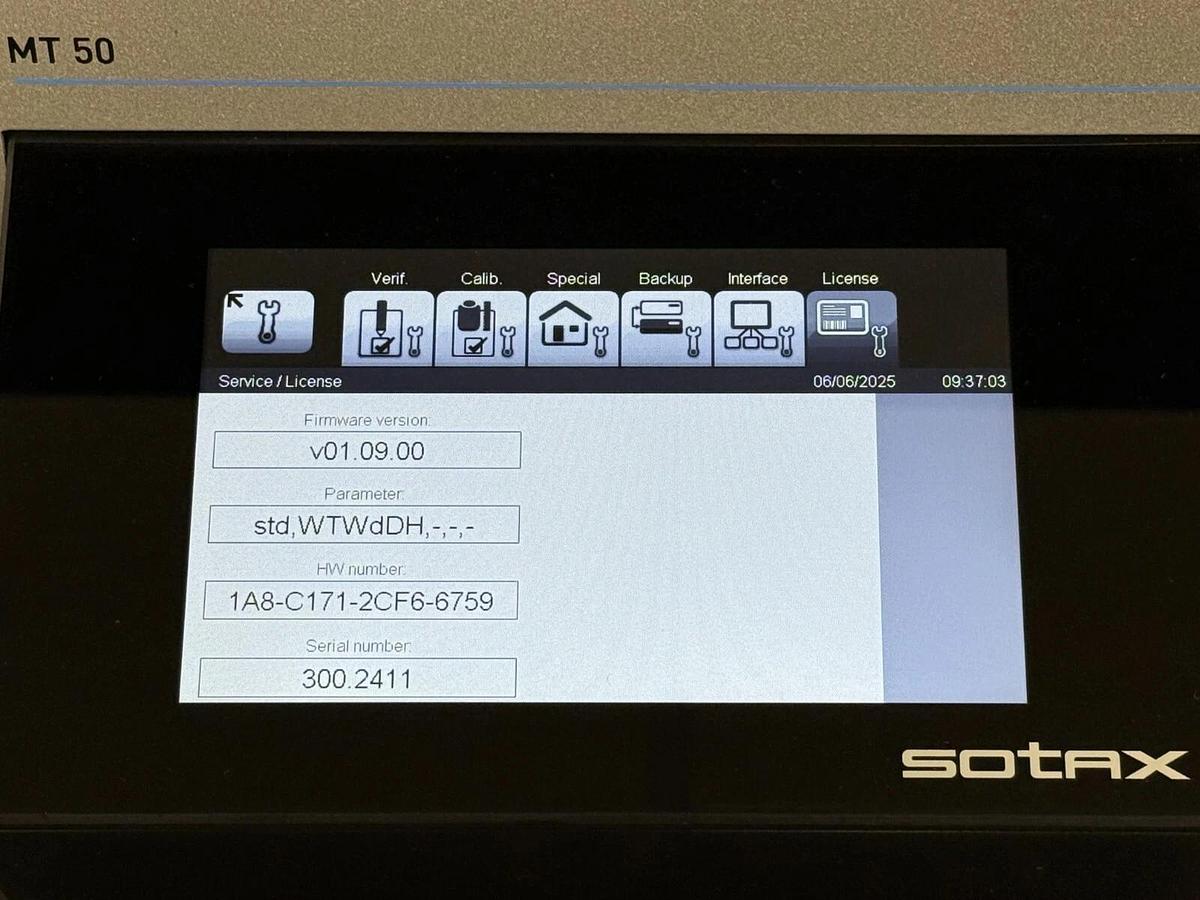 Used Sotax Pharmatron MultiTest 50 G2 MT50 tablet hardness tester