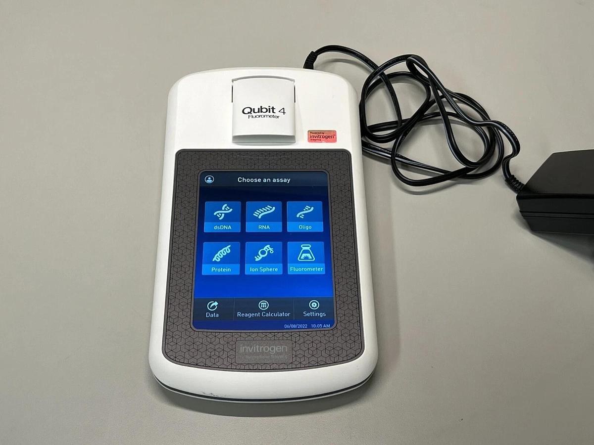 Used Thermo Invitrogen Qubit 4 DNA RNA Oligo Ion Protein Fluorometer w/Warranty