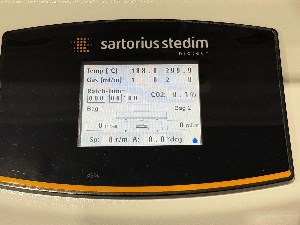 Used Sartorius Stedim BIOSTAT RM 20/50 Wave Rocker Mixing Bioreactor +20L & 50L Trays