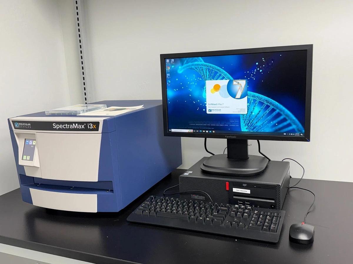 Used Molecular Devices SpectraMax i3x Multi-Mode Microplate Reader + PC & Pro 7 soft
