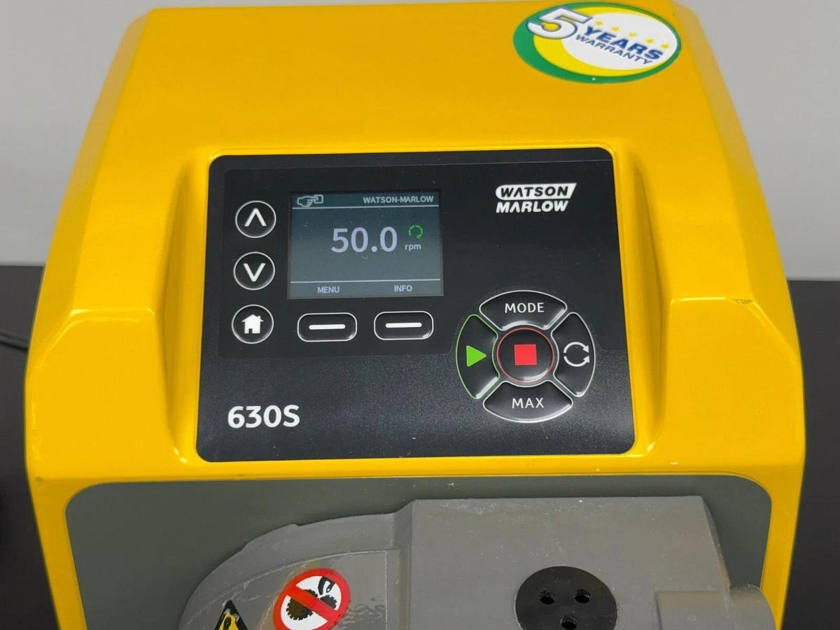 Used Watson Marlow 630S IP66 Peristaltic Process pump with head & Warranty