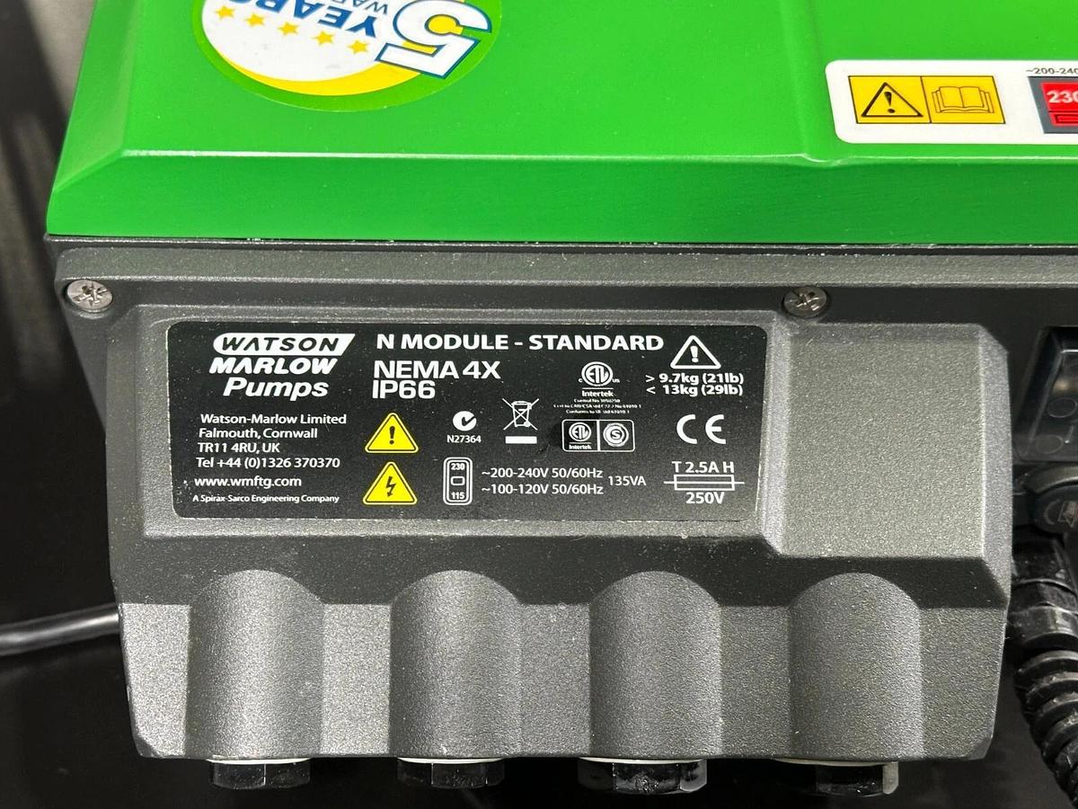 Used Watson Marlow 530S IP66 Peristaltic Process pump with 1.6mm head