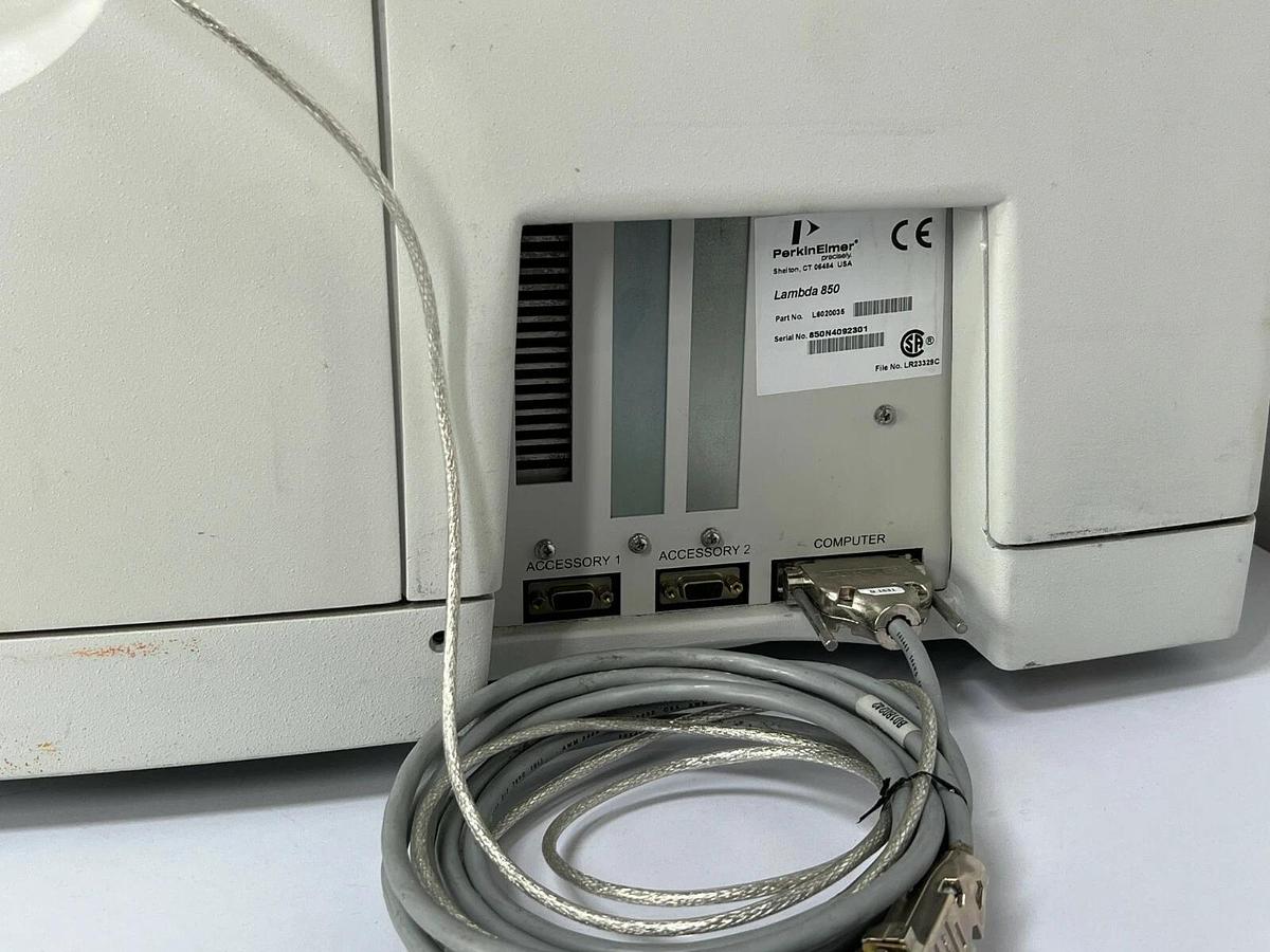 Used Perkin Elmer Lambda 850 UV/VIS Spectrophotometer L6020035 System