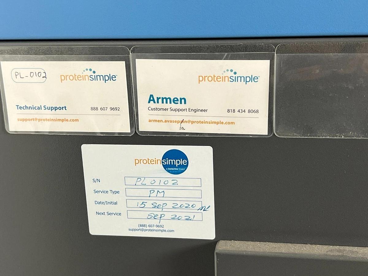 Used ProteinSimple Sally Sue simple western automated protein analyzer