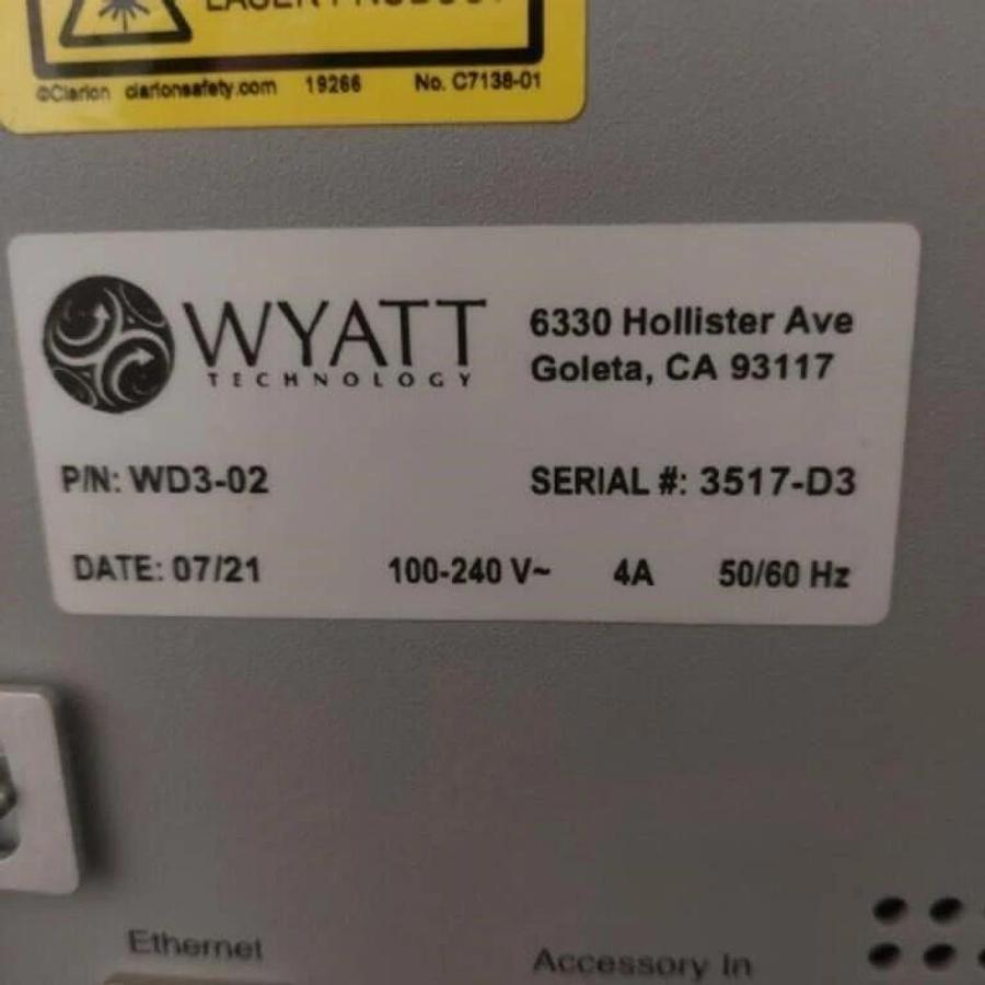 Used Wyatt Dawn MALS Multi-Angle Light Scattering Detector WD3-02