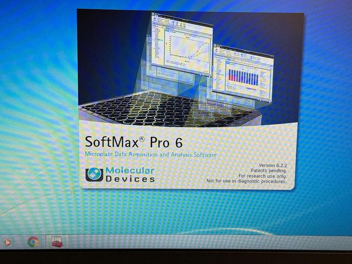 Used Molecular Devices SpectraMax M2 Multimode Microplate Reader w/pc & soft Pro 6.2