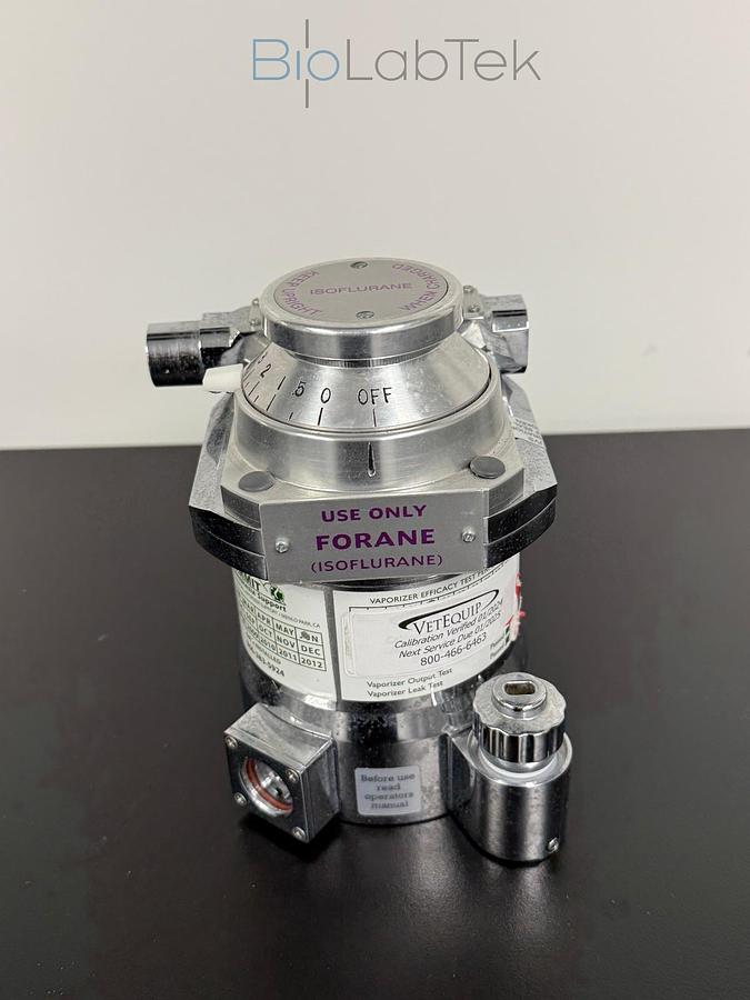 Used VetEquip Vaporizer Anesthesia isoflurane vaporizer unit