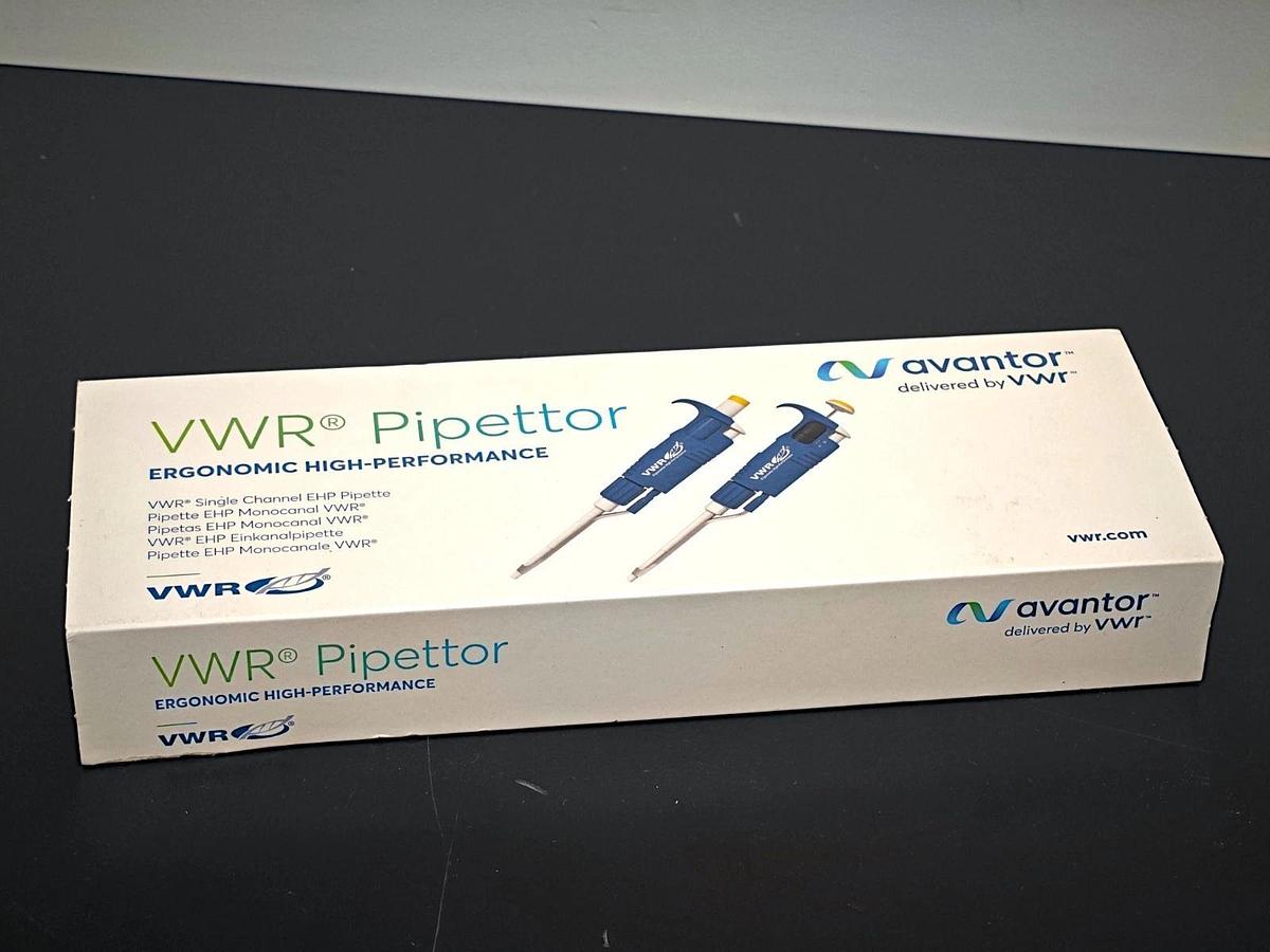 Used VWR Ergonomic EHP 10-100µl Variable volume Single Channel Pipette pipettor NEW