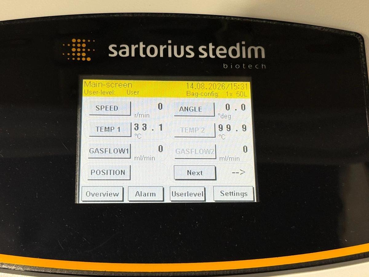 Used Sartorius Stedim BIOSTAT RM 20/50 Wave Rocker Mixing Bioreactor +20L & 50L Trays