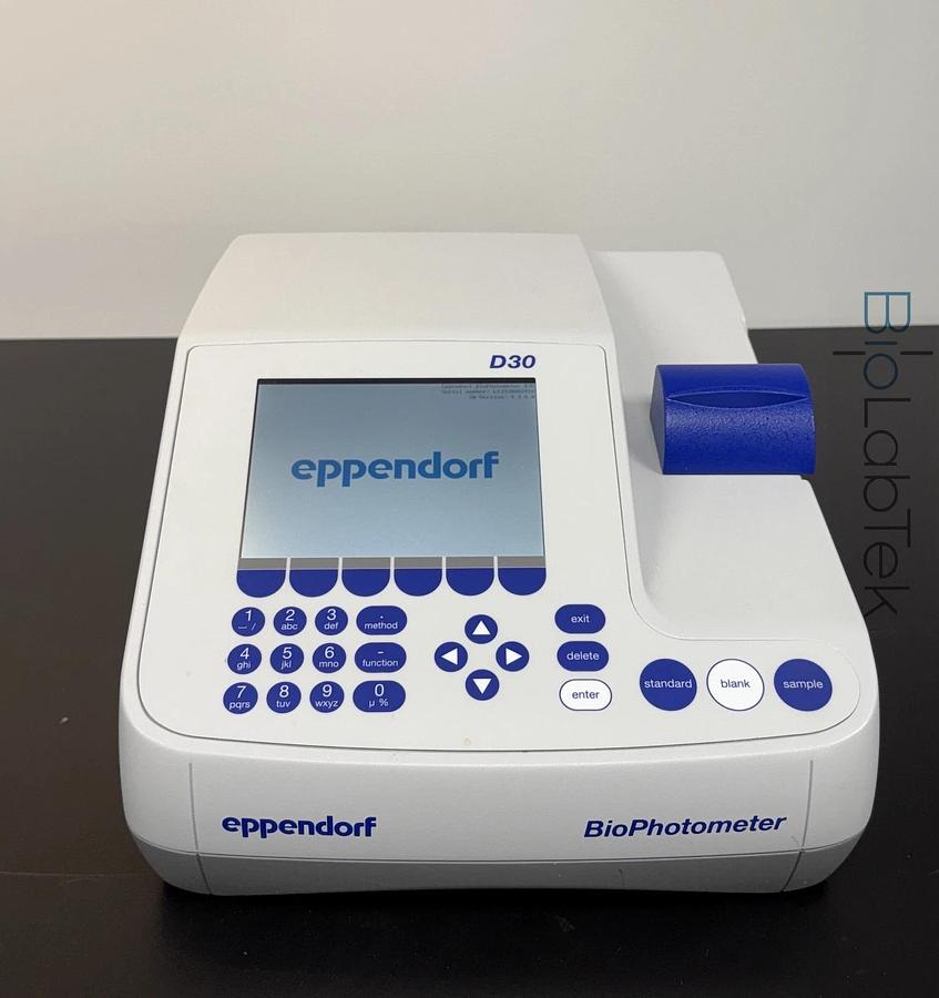 Used Eppendorf BioPhotometer D30 spectrophotometer 6133 w/warranty