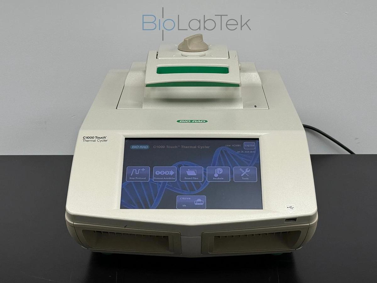 Used Bio-Rad C1000 Touch PCR Gradient Thermal Cycler with 96 well Fast module block