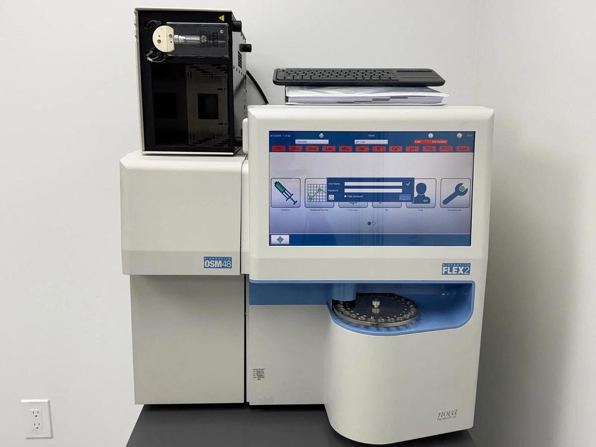 Used Nova Biomedical BioProfile FLEX2 OSM48 ESM Cell Culture Analyzer | Osmolality