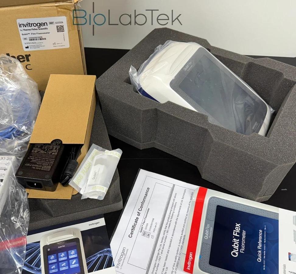 Used NEW Thermo Invitrogen Qubit Flex DNA RNA Oligo Ion Protein 8-channel Fluorometer