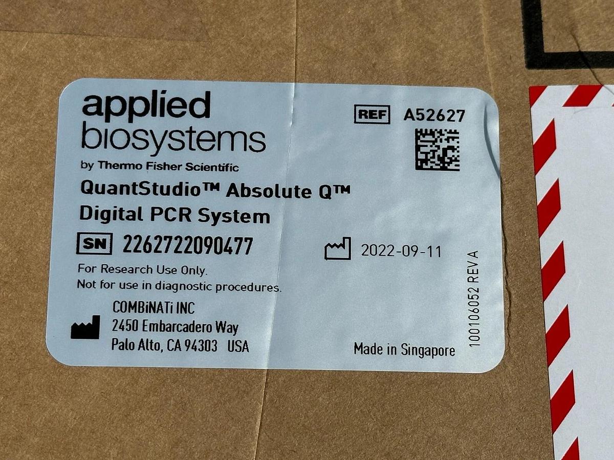Used Thermo Applied Biosystems QS QuantStudio Absolute Q dPCR Digital PCR System NEW