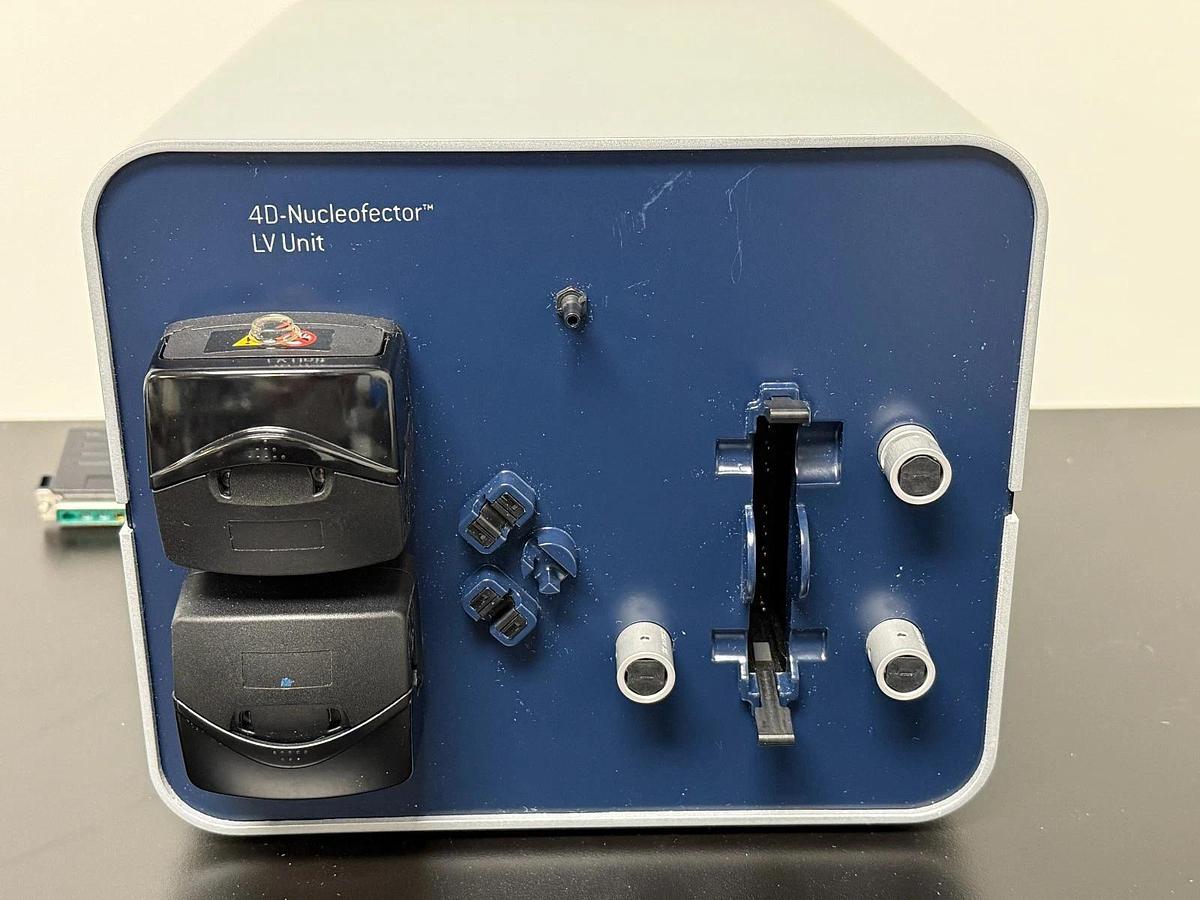Used Lonza 4D Nucleofector transfection LV unit AAF-1002L with cable
