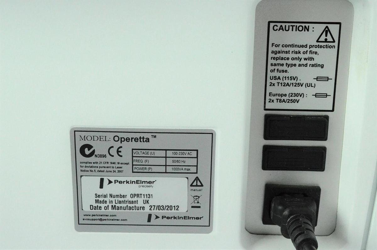 Used Perkin Elmer Operetta HCS High Content Screening Imaging System w/TCO