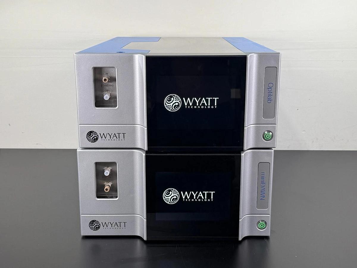 Used Wyatt Technology miniDAWN MALS & Optilab dRI Detector Pair | SEC-MALS HPLC