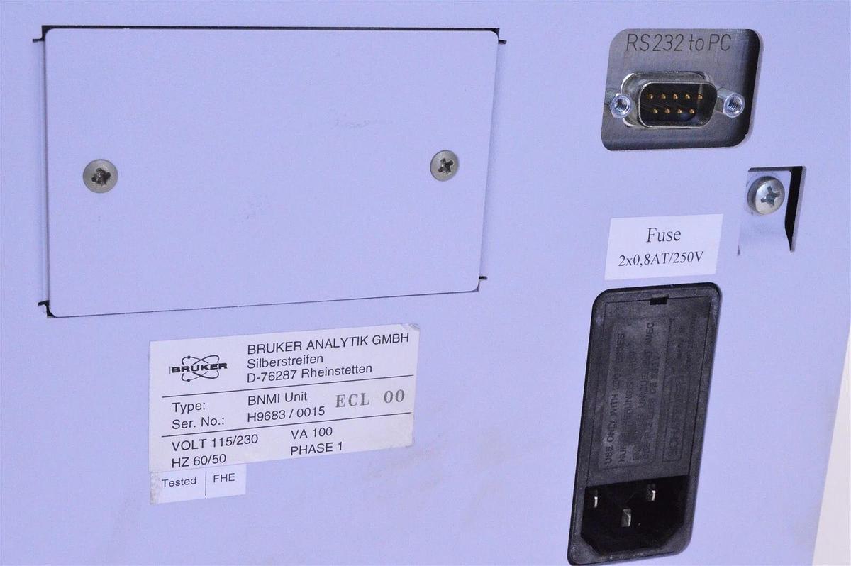 Used Bruker Analytik LC NMR MS interface BNMI Liquid Chromatography unit