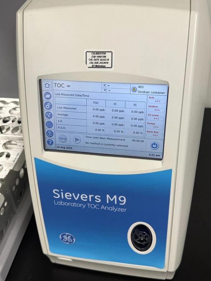 Used Veolia Suez GE Sievers M9 Lab TOC Analyzer with autosampler