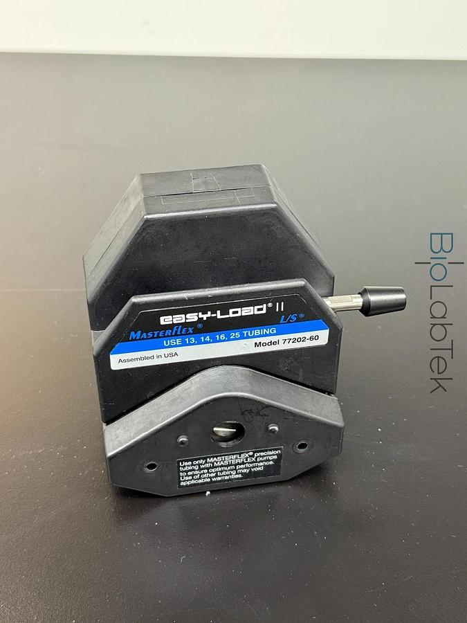 Used Cole-Parmer Masterflex L/S easy-load II Peristaltic Pump Head 77202-60