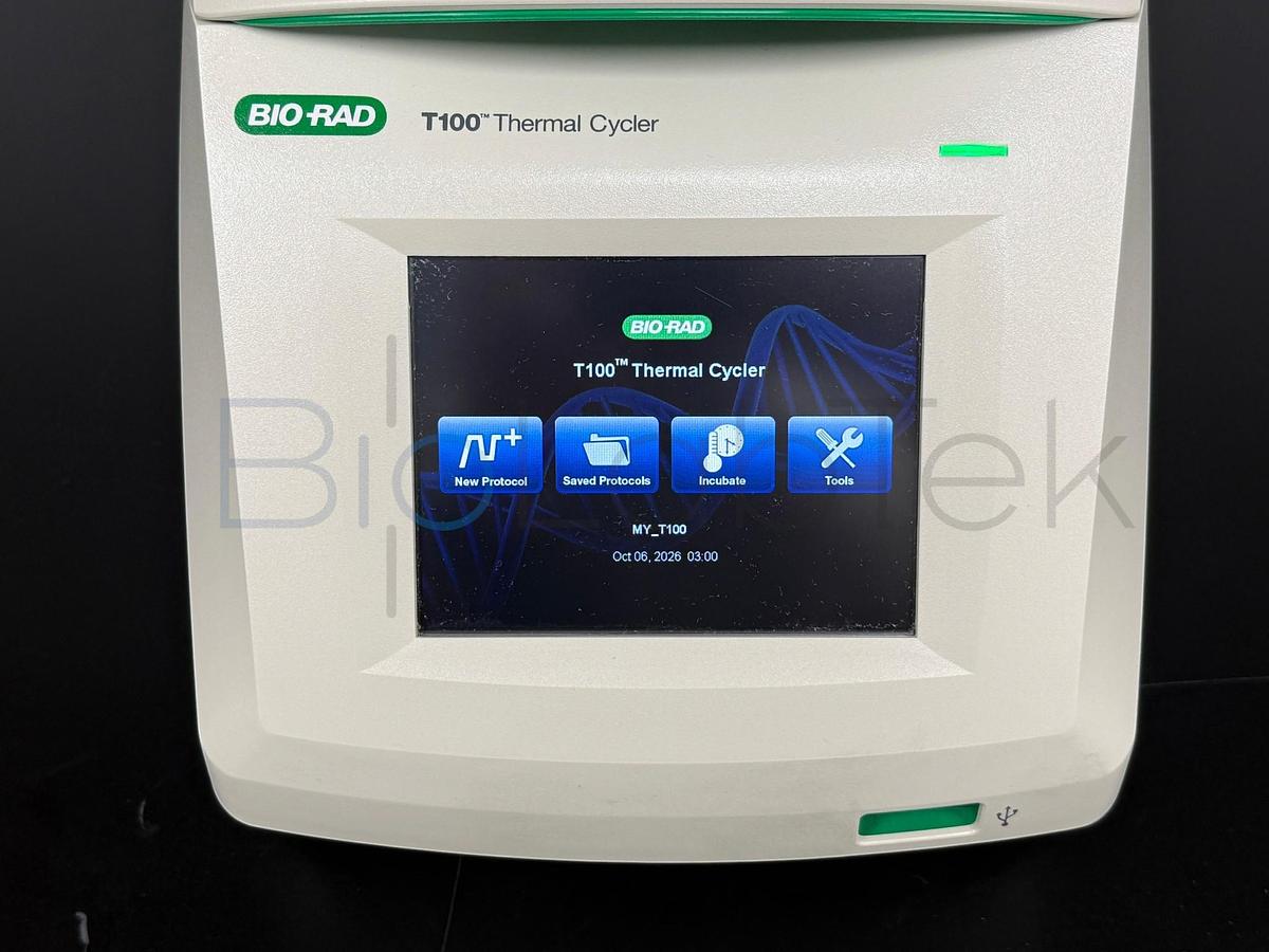 Used Bio-Rad T100 Thermal Cycler | 96-Well Gradient PCR Low Hours