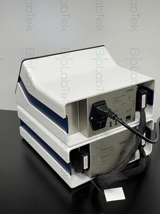 Used Lonza 4D Nucleofector Nucleofection Transfection System Core & X Unit combo