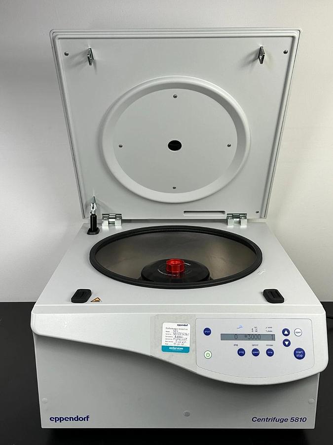 Used Eppendorf Centrifuge 5810 with Rotor FA-45-48-11