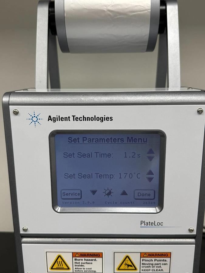 Used Agilent PlateLoc Thermal Microplate Sealer | 96-1536 Well Benchtop