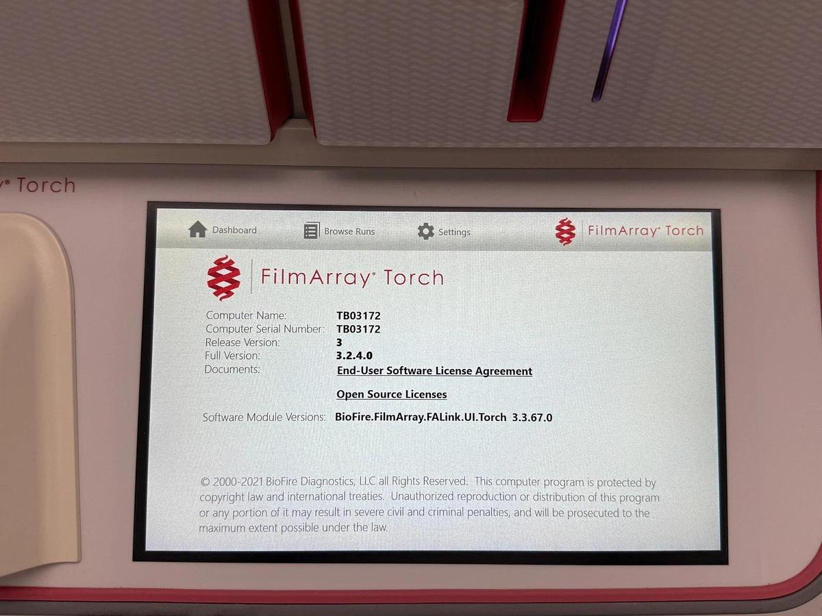 Used BioFire FilmArray Torch PCR Molecular Testing Analyzer | Base with 6 Modules