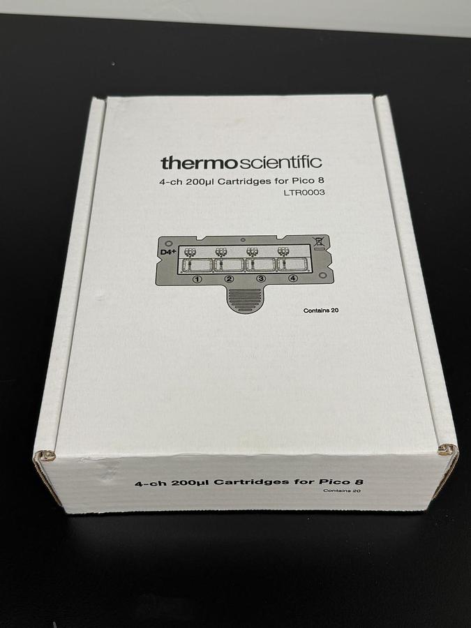 Used 20x pack Thermo 4-ch 200ul cartridges for Pico 8 multidrop digital dispenser