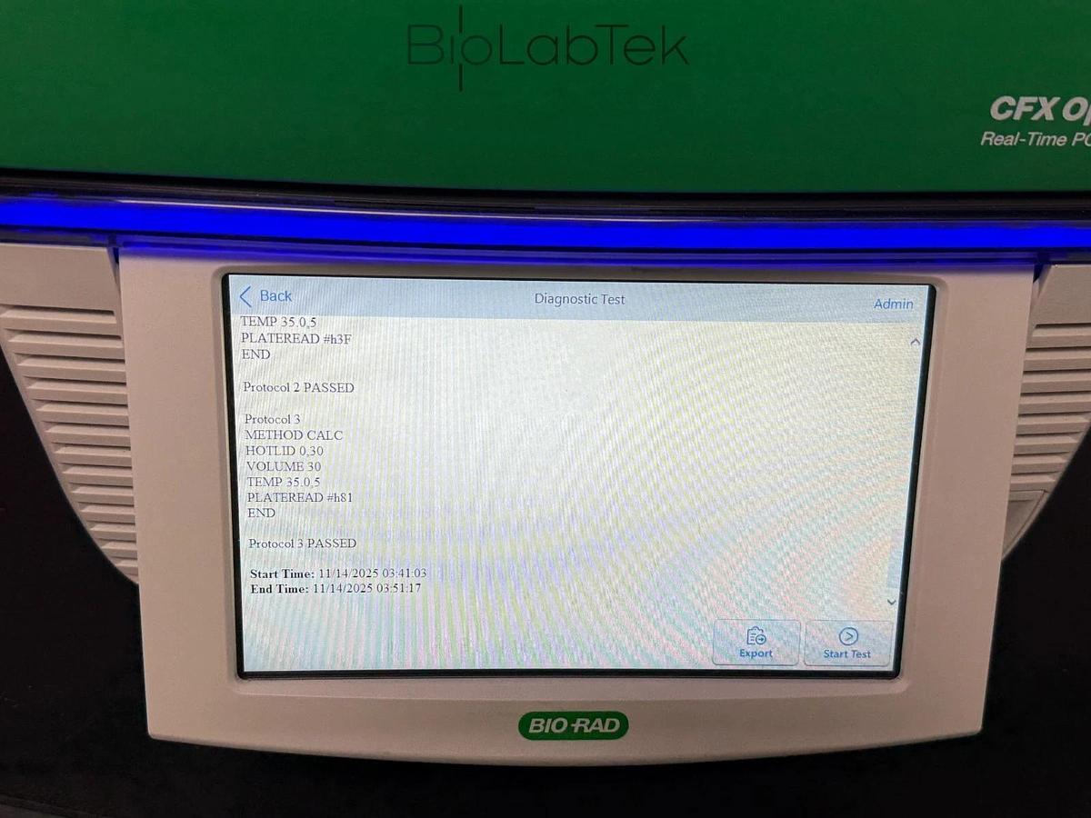 Used Bio-Rad CFX Opus 96 well Real-Time qPCR System 2021