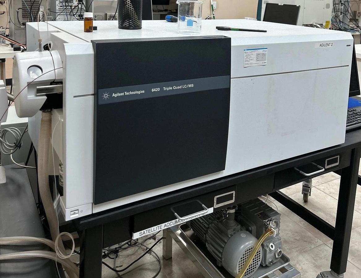 Used Agilent 6420 Triple Quad QQQ LCMS Spectrometer system with pump