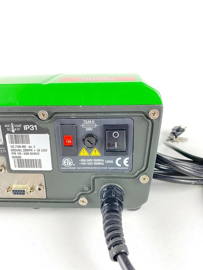 Used Watson Marlow 520DUN/L 220RPM Peristaltic Process Pump w/ Pumphead 15Z 715N V80