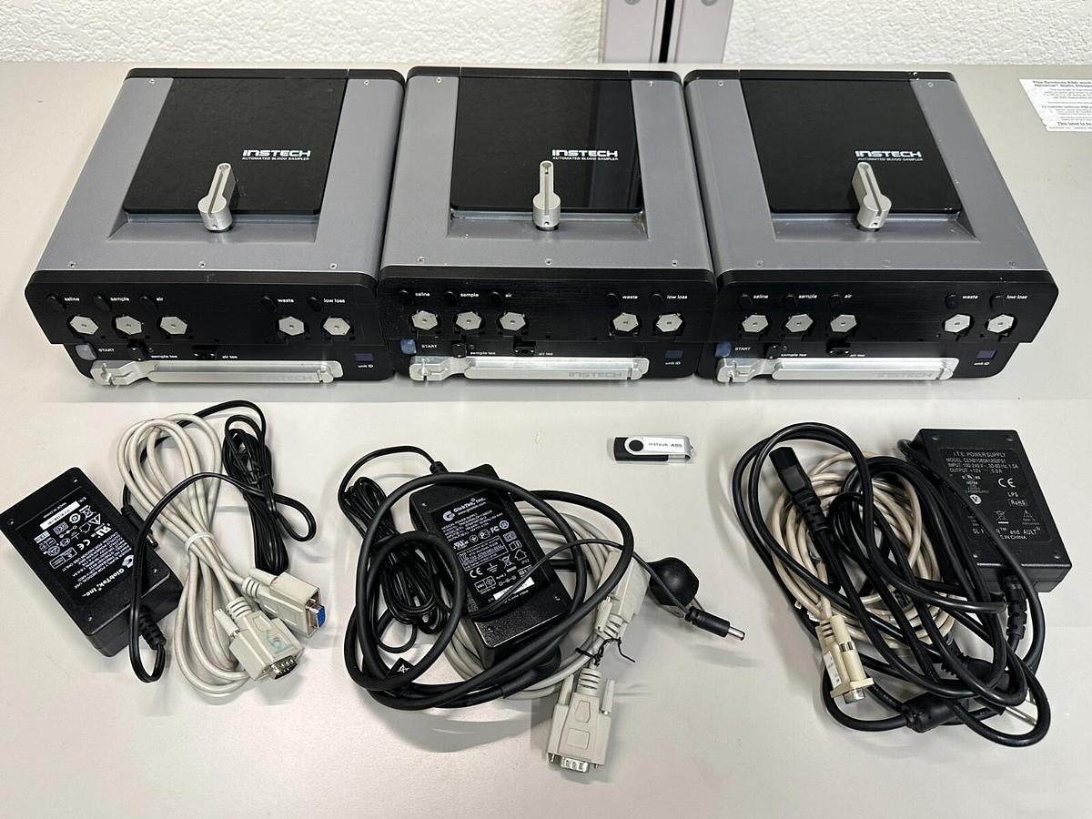 Used 3x lot Instech Laboratories ABS212 ABS2 lab automated sampler