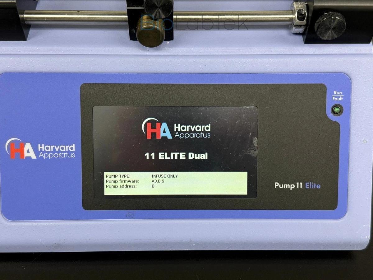 Used Harvard Apparatus touch dual Infusion syringe pump 11 elite