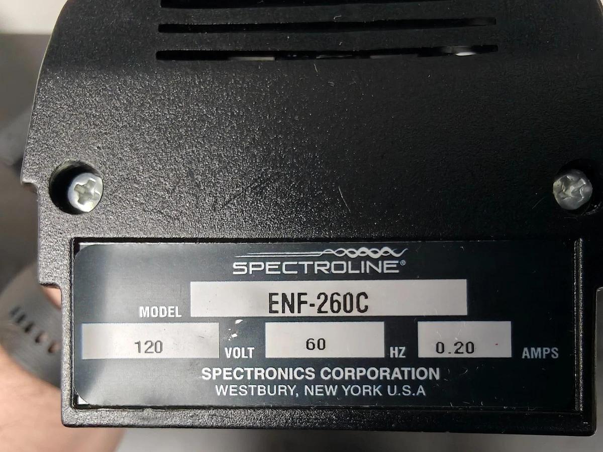 Used Spectroline ENF-260C UV-A handheld Blacklight Lamp | Dualwave 365nm & 254nm