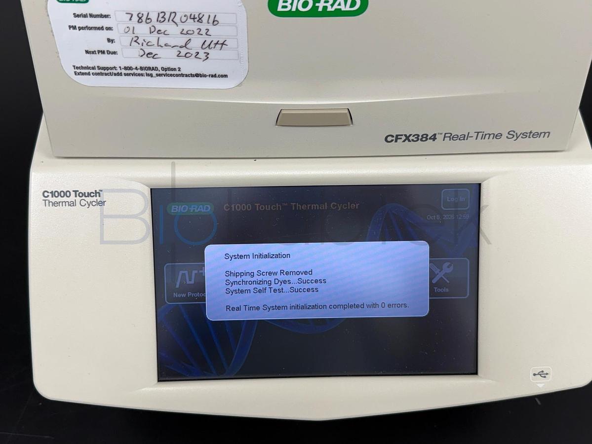 Used Bio-Rad CFX384 Touch Real-Time PCR Detection System | 287 Hours