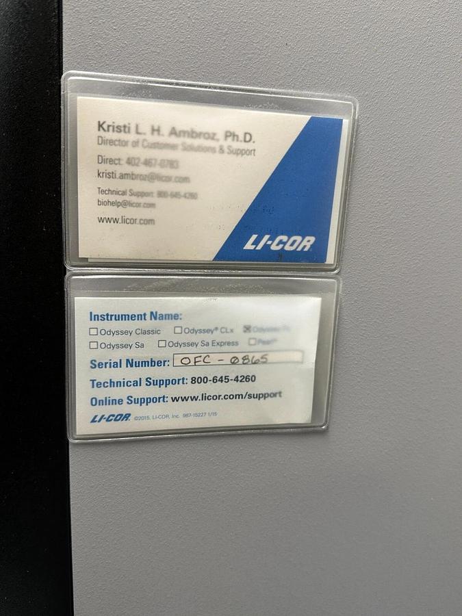 Used LI-COR Odyssey FC dual-mode Western blot Imaging System 600/700/800/Chemi