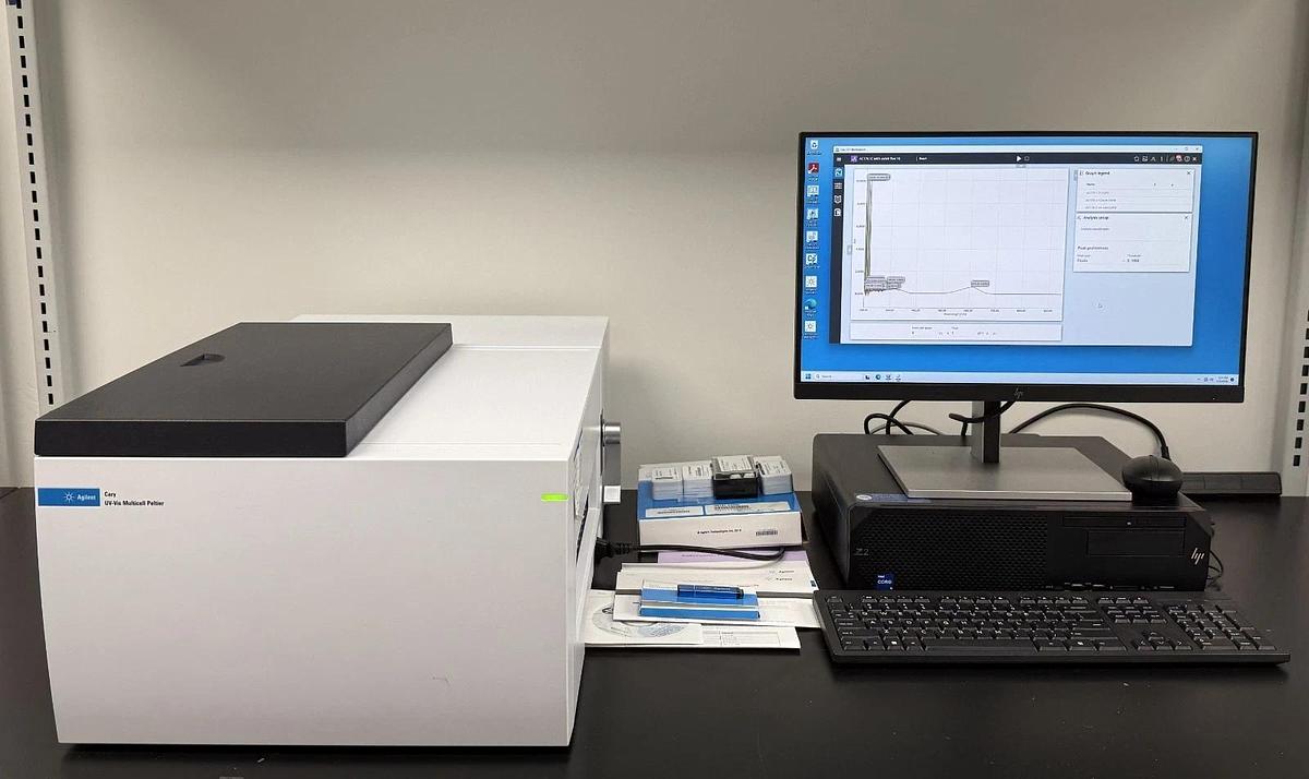 Used Agilent Cary 3500 UV-Vis Spectrophotometer System w/ Multicell Peltier 2024