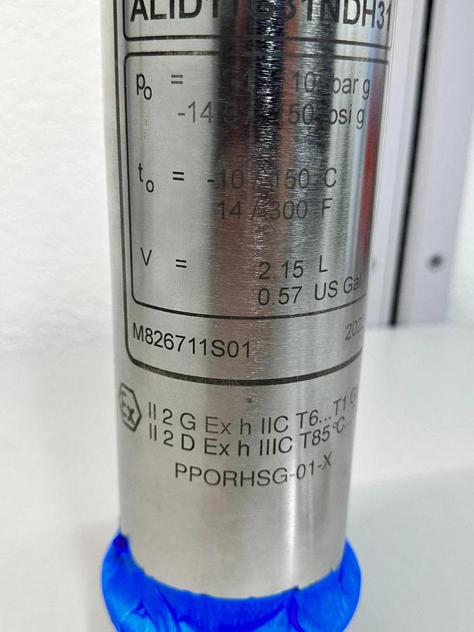 Used PALL Advanta 2.15L 0.57gal In-Line Liquid and Gas SS Filter Housing 2022