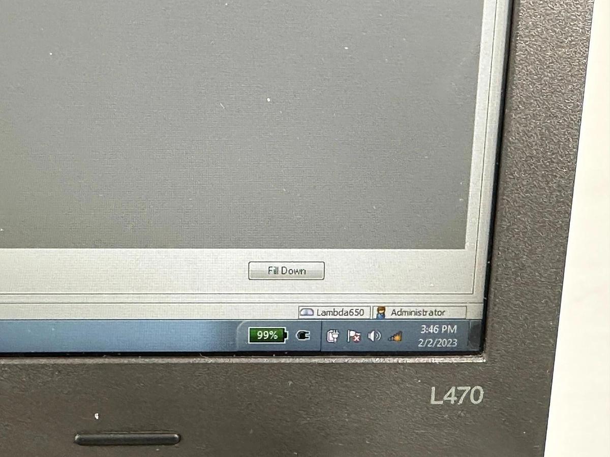 Used Perkin Elmer Lambda 650 UV/Vis Spectrophotometer system with STD/RSA modules