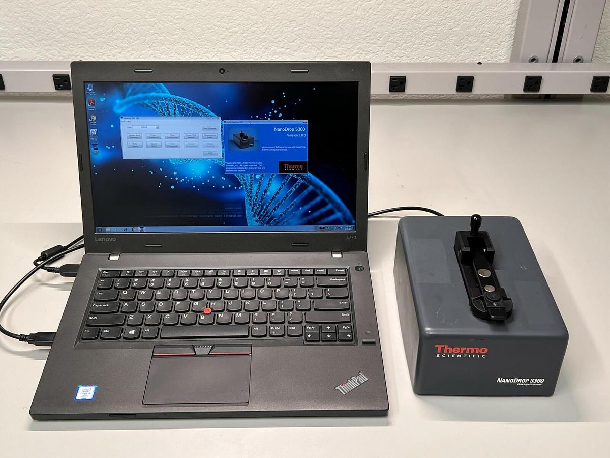 Used Thermo NanoDrop 3300 Fluorescence Fluorospectrometer Fluorometer