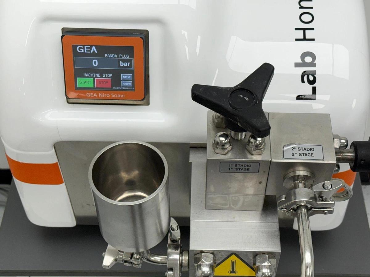 Used GEA Niro Soavi PandaPLUS 2000 Lab Homogenizer | Benchtop 200 MPa Two-Stage 2019