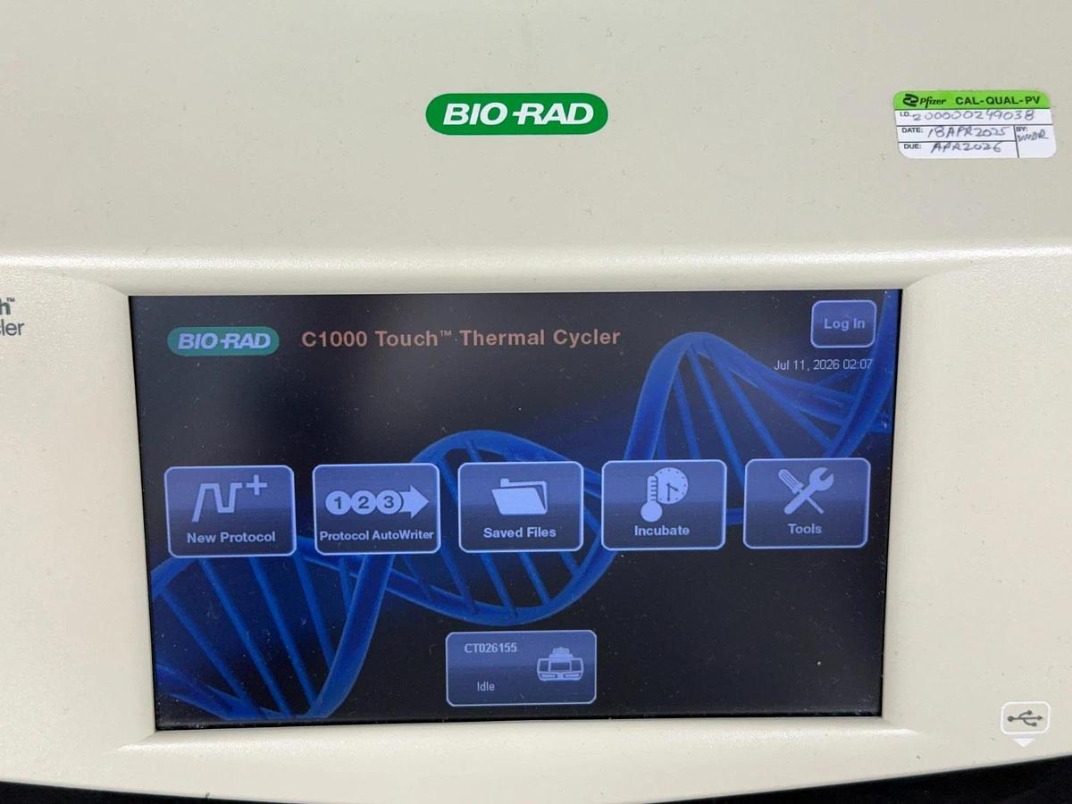 Used Bio-Rad C1000 Touch Thermal Cycler | 96-Deep Well PCR Reaction Module