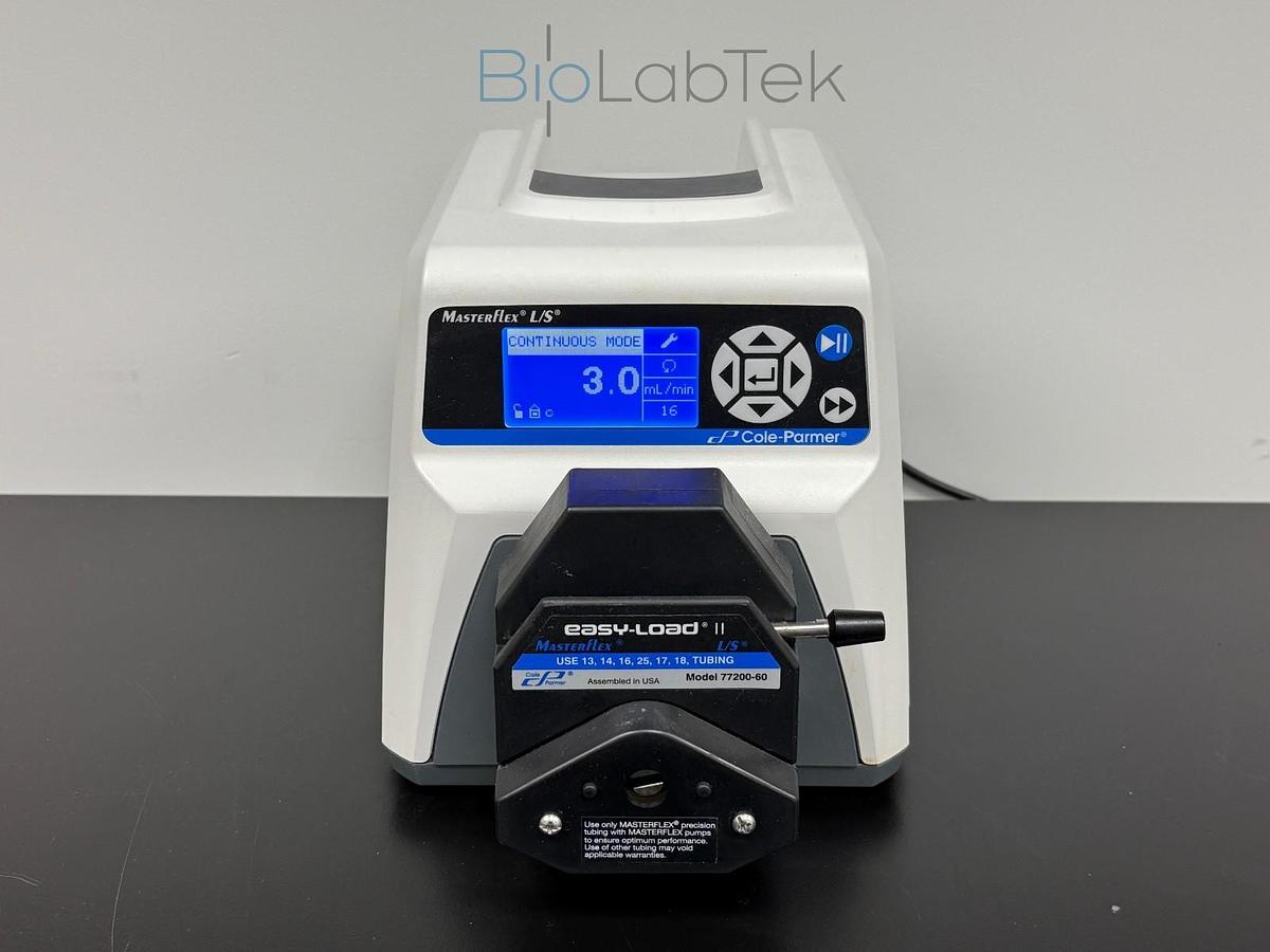 Used Cole-Parmer Masterflex L/S Peristaltic Tube Pump with easy-load head 77200-60